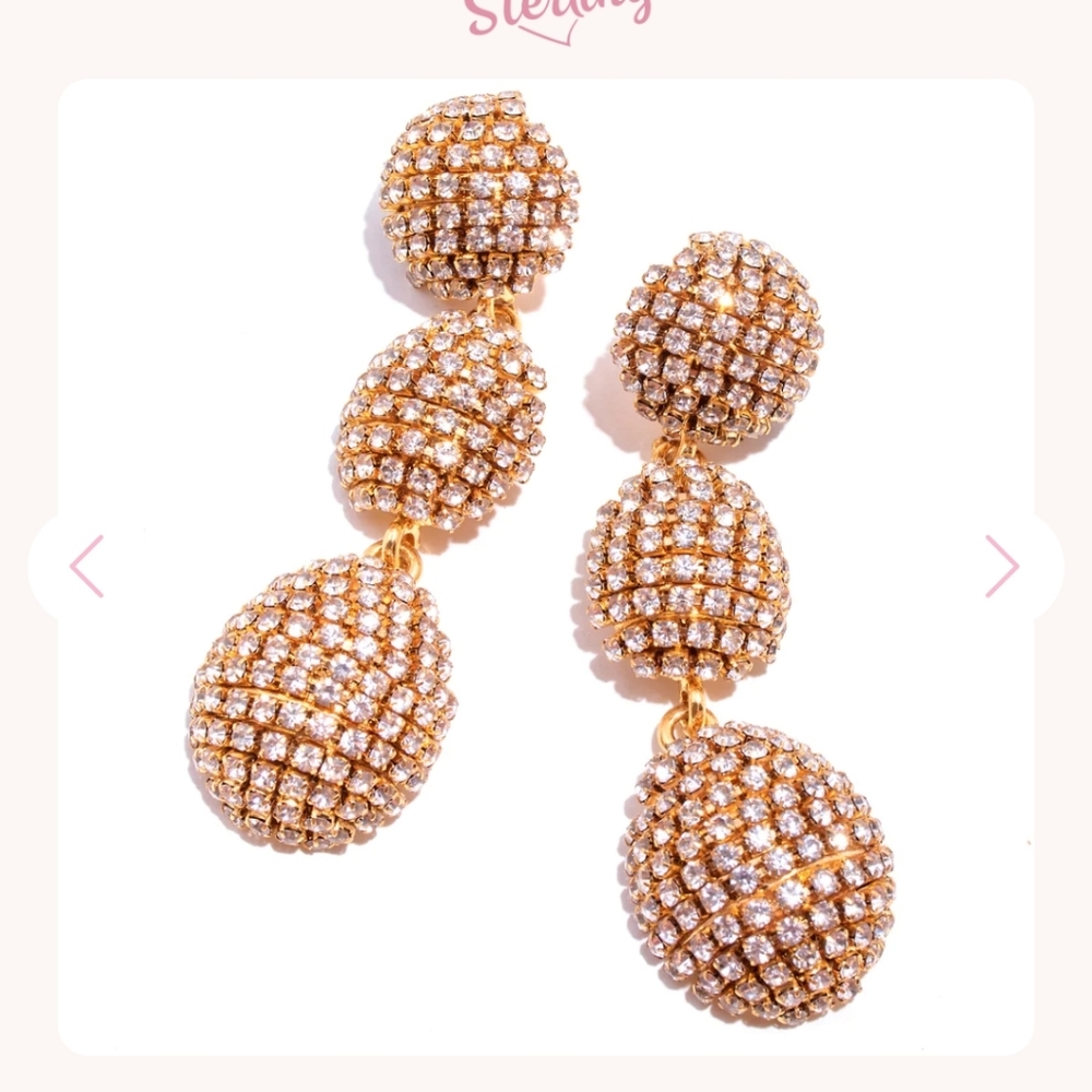 Frasier Sterling Disco Ball Earrings New